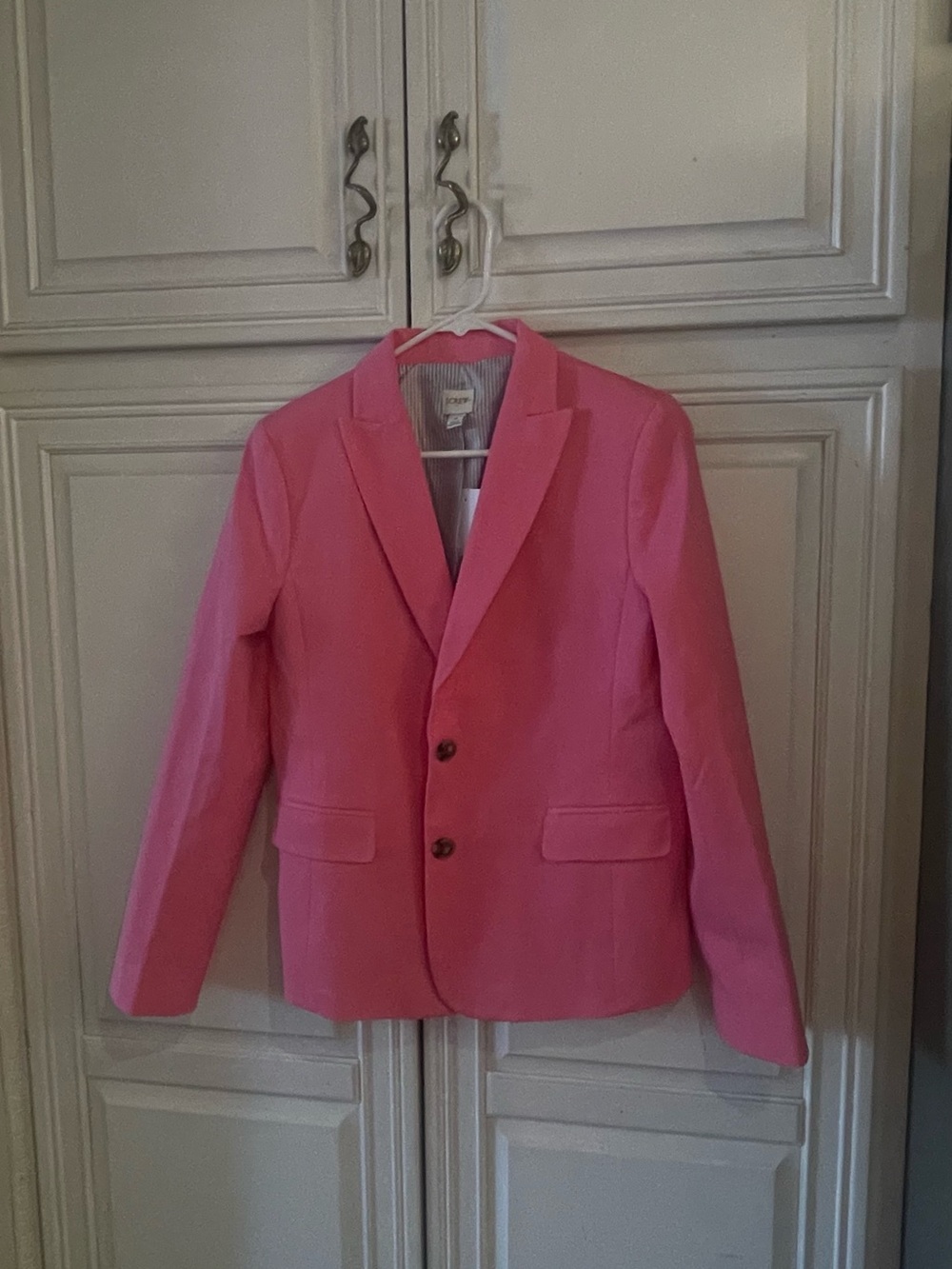 NWT J. Crew Pink Two-Button Women's Blazer